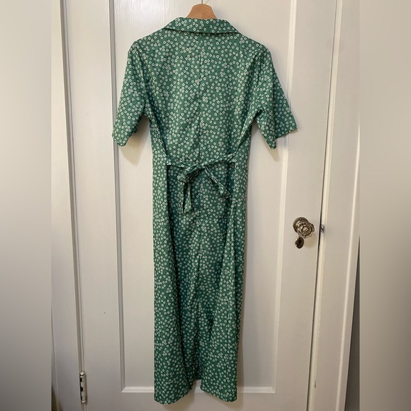 Green Floral Dress-NEW - Picture 3 of 3